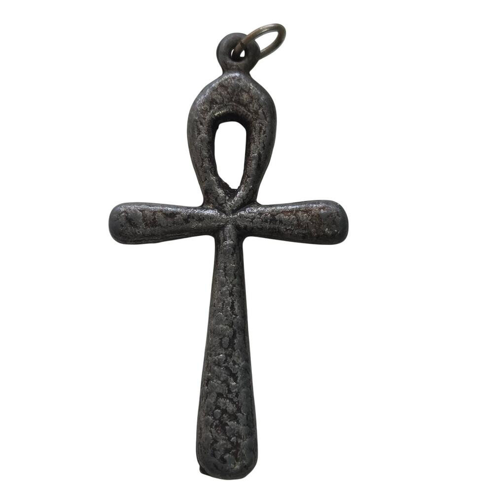 Metal Cross Charm for a Necklace
